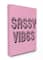 Stupell Industries lulusimonSTUDIO Pink & Black Sassy Vibes Canvas Wall Art